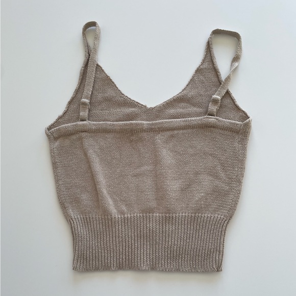 Knit tank beige - Picture 2 of 4